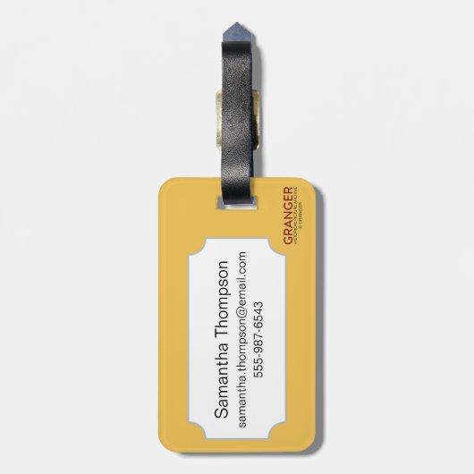 シール: Afl ラゲッジタグ (裏面縦)