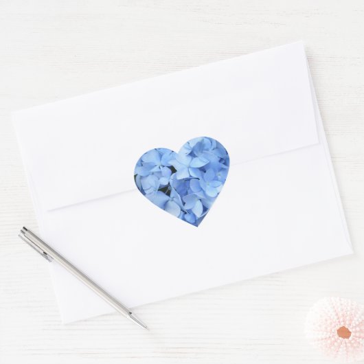 シール – Blue Hydrangea (封筒)