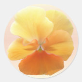 シール – Orange Pansy (正面)