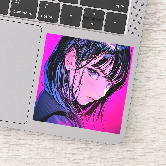 シール Seal｜ドアップJK Close-up｜寿司娘 GenerativeAI (詳細)