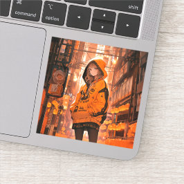 シール Seal｜ハロウィンカラー 寿司娘 GenerativeAI