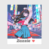 シール Seal|今日もお疲れポーズ 寿司娘 GenerativeAI (シート)