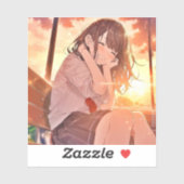 シール Seal｜夕日JK 寿司娘 GenerativeAI (シート)