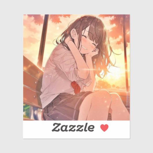 シール Seal｜夕日JK 寿司娘 GenerativeAI (シート)