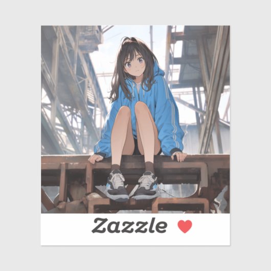 シール Seal｜放課後JK02 寿司娘 GenerativeAI (シート)