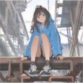 シール Seal｜放課後JK02 寿司娘 GenerativeAI (正面)