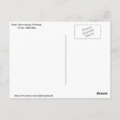 シール、Stornoway港、外のHebrides ポストカード (裏面)