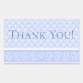 シール – Wedgewood Blue Damask (正面)