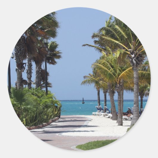 シールaruba ラウンドシール (正面)