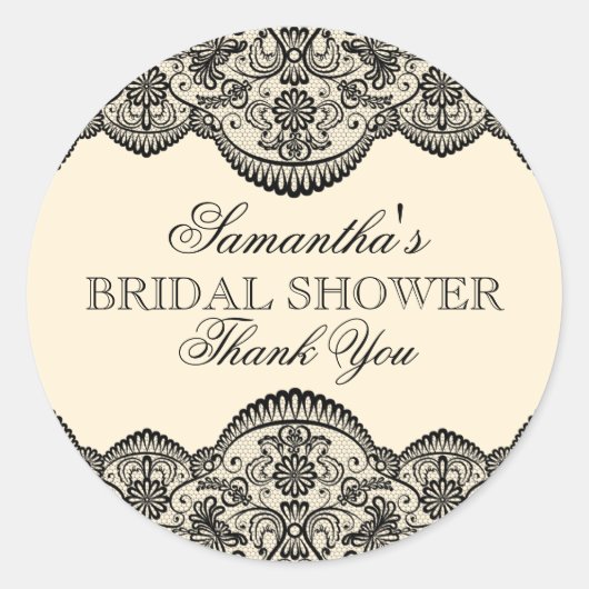 シーレースブライダルシャワー ラウンドシール (正面)