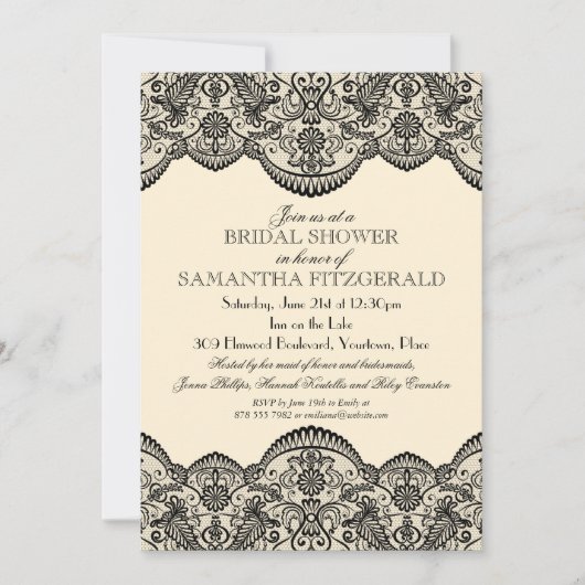 シーレースブライダルシャワー 招待状 (正面)