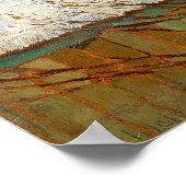 シーレ – 冬の家(スタジオからの眺め) ポスター (角)