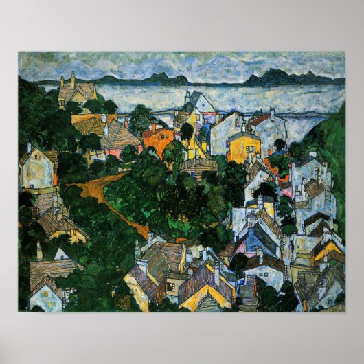 シーレ – 夏の風景 ポスター (正面)