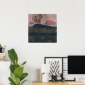 シーレ – 夕日 ポスター (ホームオフィス)