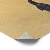 シーレ – 黄菊1910 ポスター (角)