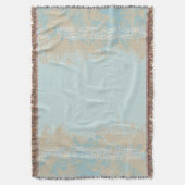 シーロパターン（の模様が）あるックビーチトーンパターン投げ スローブランケット (正面縦)