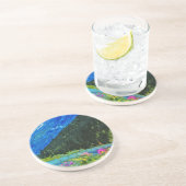 シーワードアラスカへの道抽象芸術印象主義 コースター (側面)