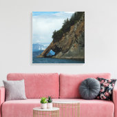 シーワードアラスカハーバーアファインアートプリント キャンバスプリント (インサイチュ (リビング))