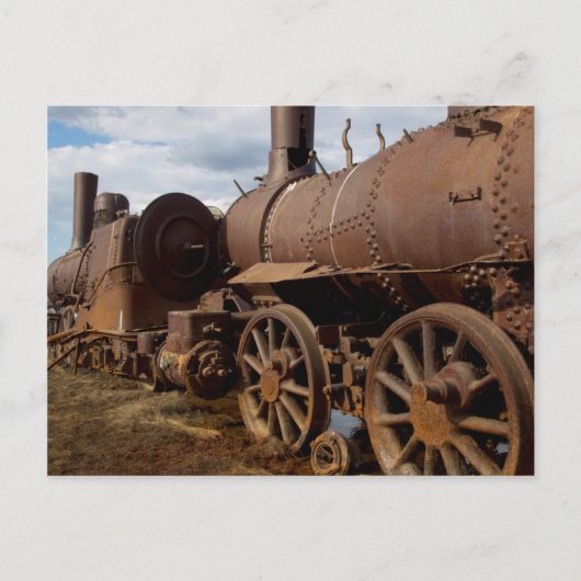 シーワード半島、アラスカ、どこにも行けない列車 ポストカード (正面)