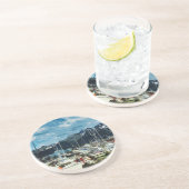 シーワード・アラスカ州人間抽象芸術印象派 コースター (側面)