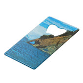 シーワード・アラスカ湾外の抽象芸術 クレジットカード栓抜き (裏面アングル)