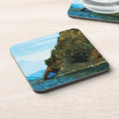 シーワード・アラスカ湾外の抽象芸術 コースター (左側)