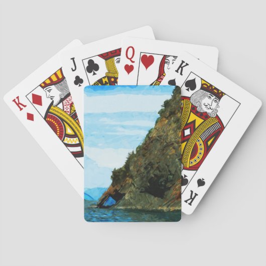 シーワード・アラスカ湾外の抽象芸術 トランプ (裏面)