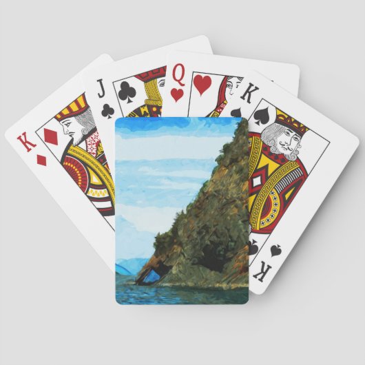 シーワード・アラスカ湾外の抽象芸術 トランプ (裏面)