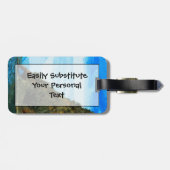 シーワード・アラスカ湾外の抽象芸術 ラゲッジタグ (裏面横)