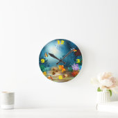 シーワールドアクリル壁時計 ラウンド壁時計 (ホーム)