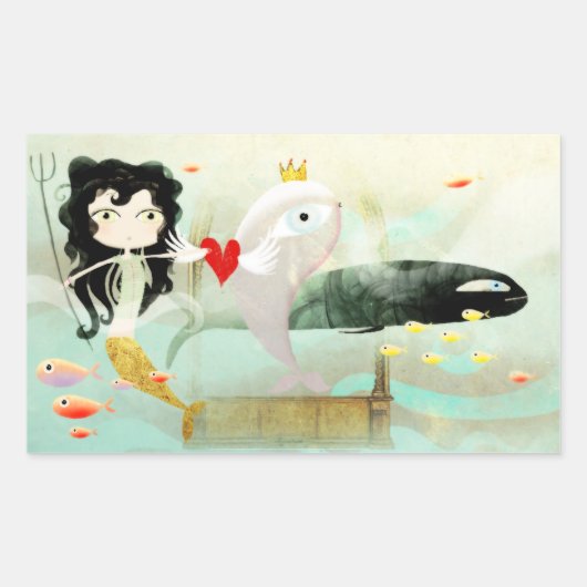 シーワールドシール 長方形シール (正面)