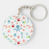 シーワールドパターン キーホルダー (裏面)