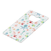 シーワールドパターン クレジットカード栓抜き (正面アングル)