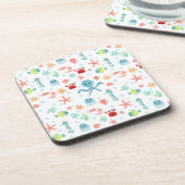 シーワールドパターン コースター (左側)