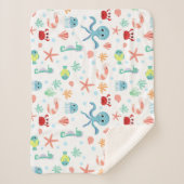 シーワールドパターン シェルパブランケット (正面)