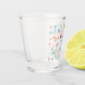 シーワールドパターン ショットグラス (左)