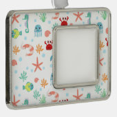 シーワールドパターン シルバープレートフレームオーナメント (右)