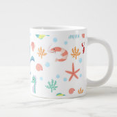 シーワールドパターン ジャンボコーヒーマグカップ (右)