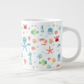 シーワールドパターン ジャンボコーヒーマグカップ (右)