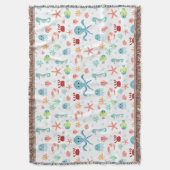 シーワールドパターン スローブランケット (正面縦)