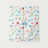 シーワールドパターン タペストリー (正面)