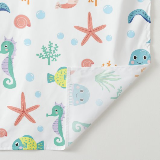 シーワールドパターン タペストリー (詳細)