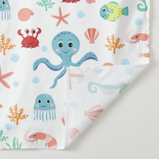 シーワールドパターン タペストリー (詳細)