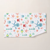 シーワールドパターン ハンドタオル (ハンドタオル)