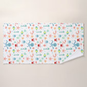 シーワールドパターン バスタオル (バスタオル)