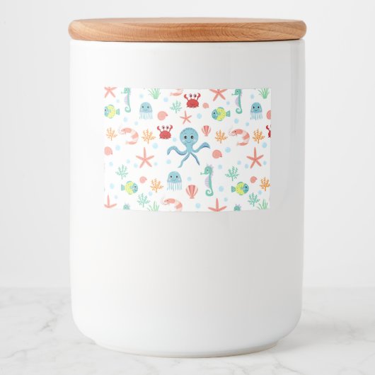 シーワールドパターン フードラベル (正面)