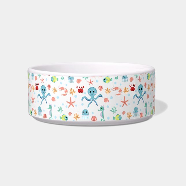 シーワールドパターン ボウル (正面)