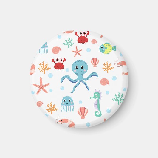 シーワールドパターン マグネット (正面)