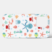 シーワールドパターン Case-Mate iPhoneケース (裏面 (横))