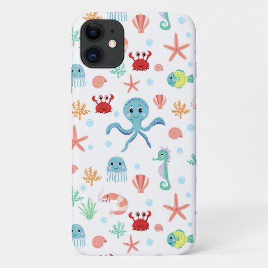 シーワールドパターン Case-Mate iPhoneケース (裏面)